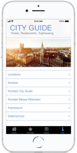 Eyeled eyeGuide classic für Messen und Kongresse Funktionen App