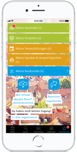 Eyeled eyeGuide classic für Messen und Kongresse Funktionen App