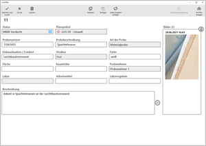 mobiPlan-App: Datenerfassung mit Brandschutzfeldern