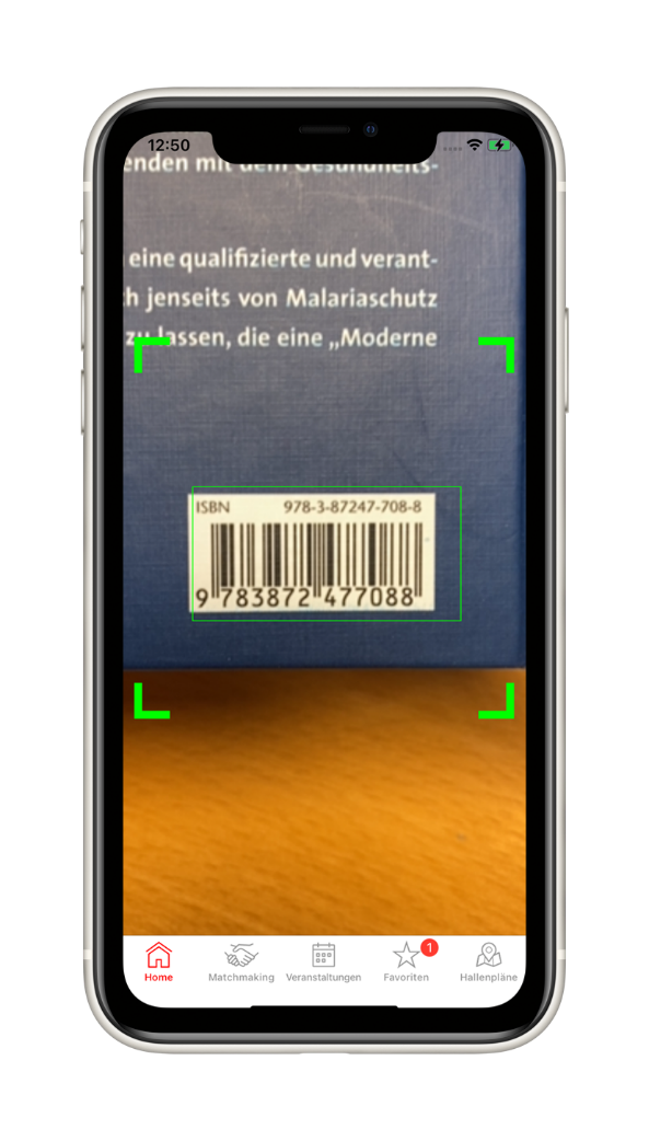 Frankfurter Buchmesse App-Feature ISBN-Scanner