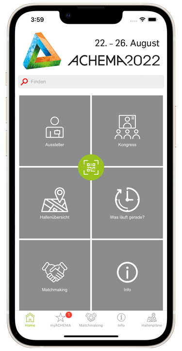 ACHEMA-Messe-App